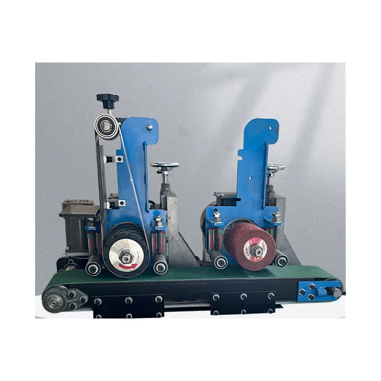 Small Automatic Stainless Steel Burr Grinding and Surface Polishing Machine