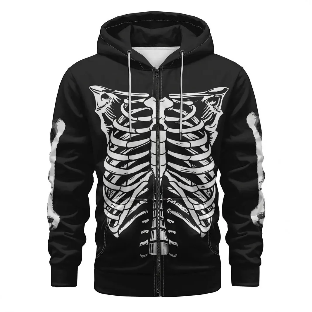 

2025 New Viking Graphic 3D Print Hoodies For Men Street Harajuku Style Pullover Autumn Casual Loose Breathable Hooded Sweatshirt