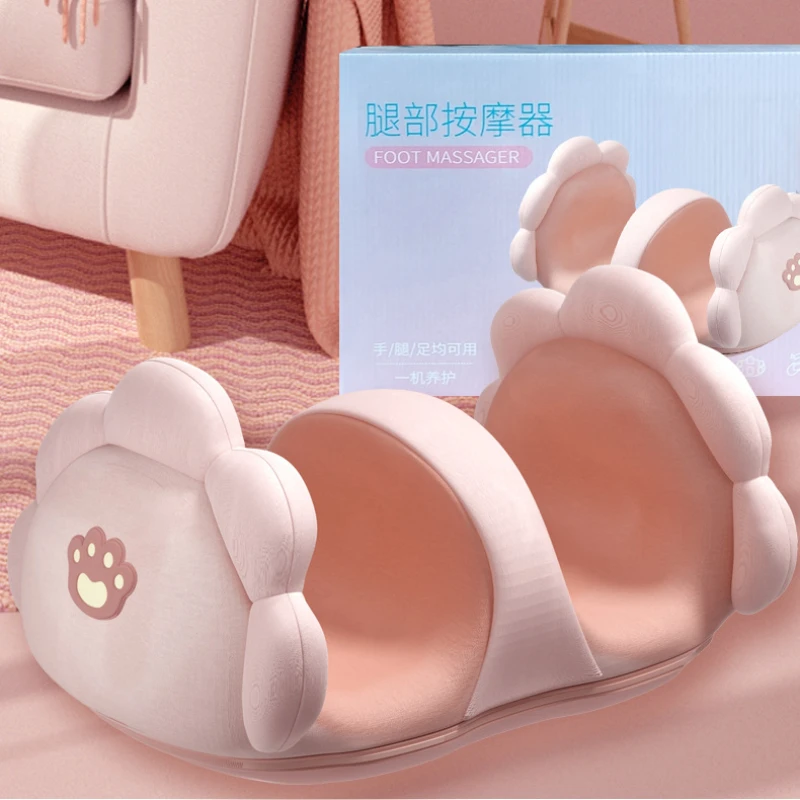 

Birthday gifts Pink Cat Claw Leg Massager, Adjustable Calf Muscle Foot Massage Machine, Kneading Foot Massagers Vibro-masseurs