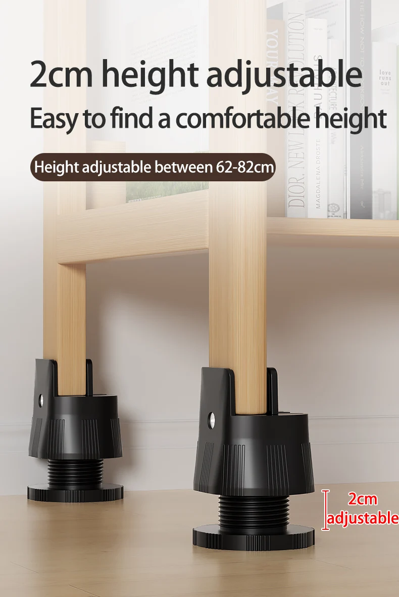 Adjustable Splint-Type Furniture Protection Pads: Moisture-Proof, Shockproof; Fit Table/Chair/Stool Legs, Heightens