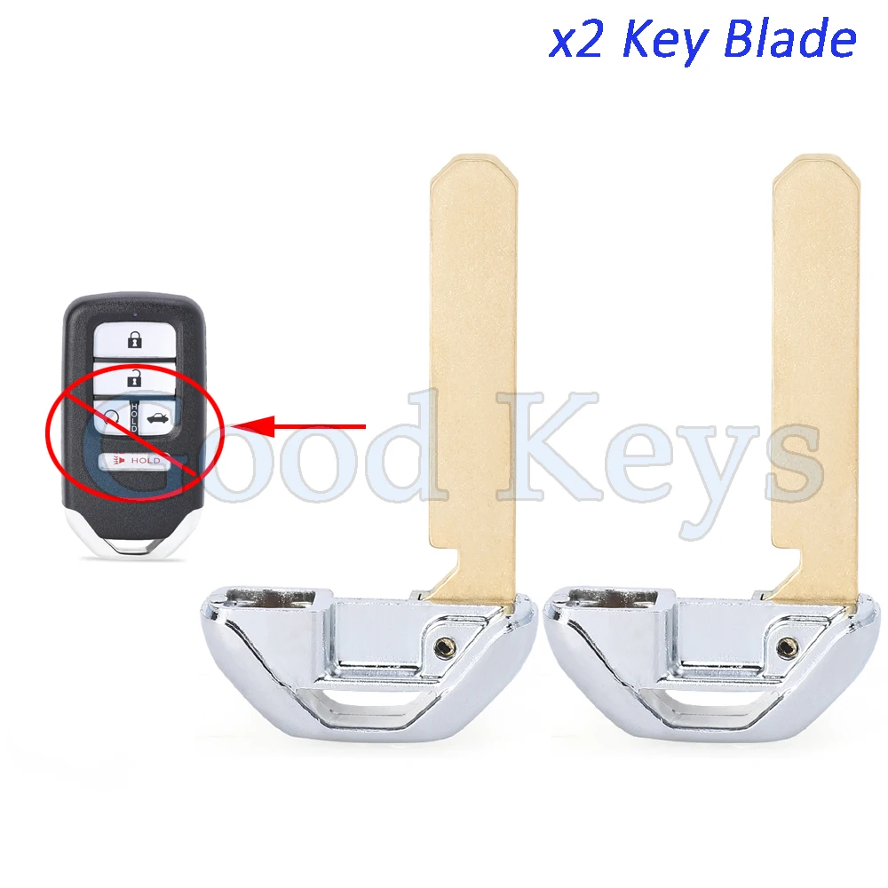 

2-х пустых дистанционных ключей для Honda Accord Civic EX Insight Touring Pilot CR-Z CR-V Passport Crosstour Odyssey Ridgeline Fit
