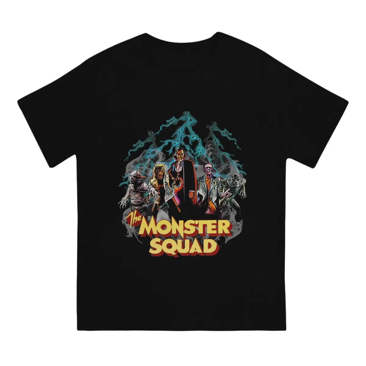 The Monster Squad Newest TShirt for Men 80s Horror Movie Round Collar Basic T Shirt Distinctive Gift Clothes OutdoorWear