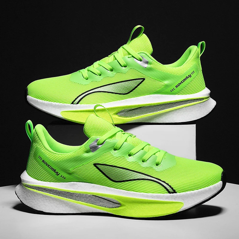 

Men Sports Running Shoes Casual Marathon Breathable Lightweight Women's Comfortable Athletic Nonskid Walking Sneakers Outdoors