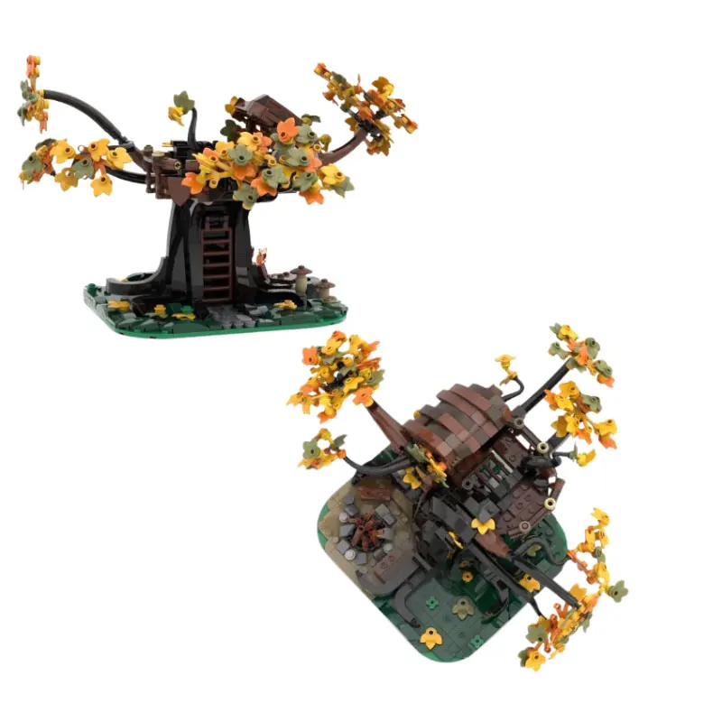 

MOC-237974 Small Particle Building Blocks Forest Tree 230249 Small Particle Building Blocks Medieval Castle Building Toy