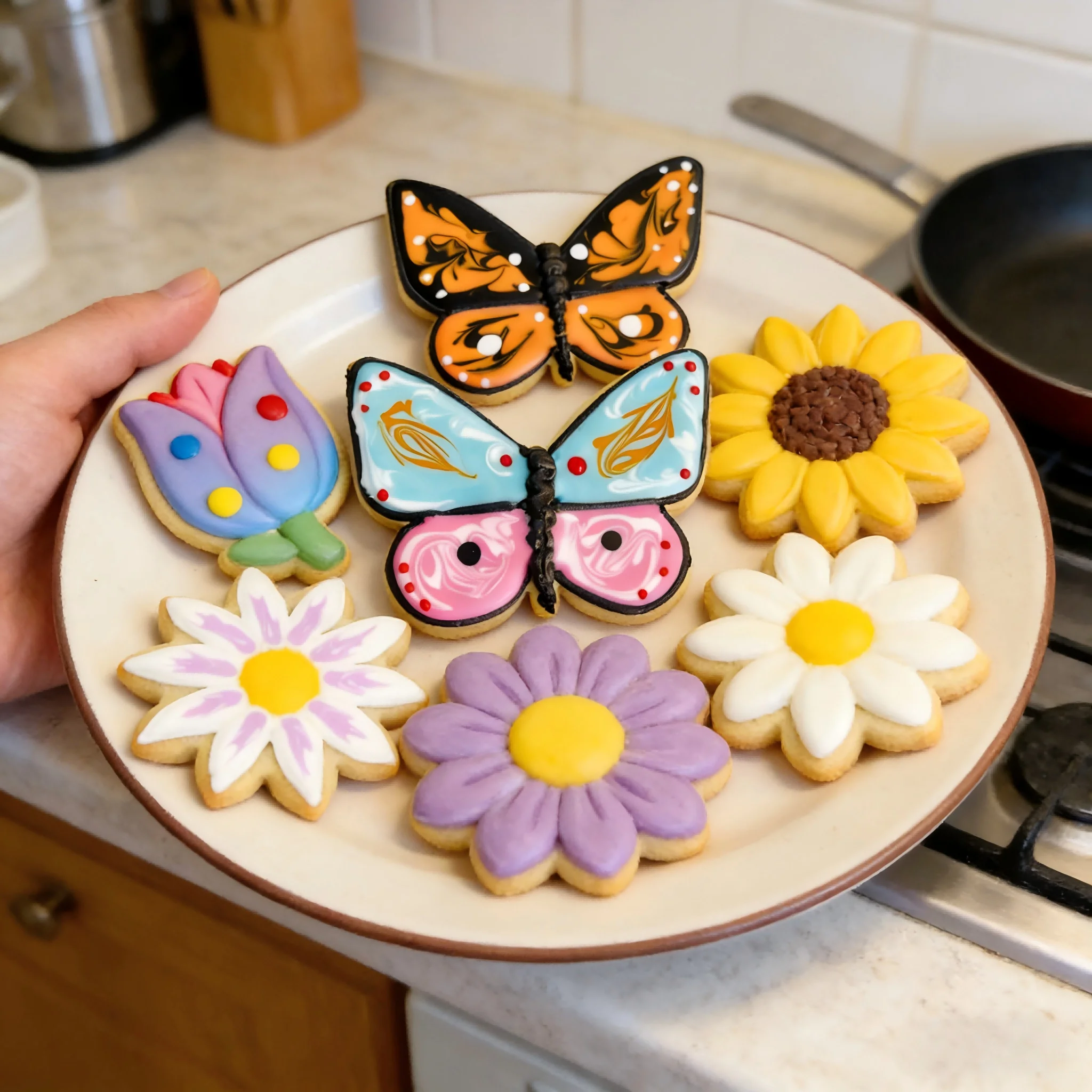 3PCS Bee Flower Cookie Cutter - Gardening Tools For Home ulasan dan harga