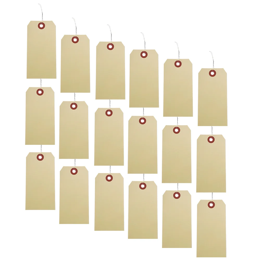 

Cord Organizer for Appliances Shipping Label Blank Tags with Hole Wired Manila Packaging