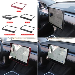 Cornice protettiva per schermo Auto Console centrale schermo parasole copertura accessori interni Auto per Tesla Model 3 Y 2021 2022 2023