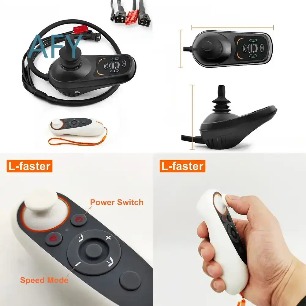 24V Dual Drive Brush Motor Joystick Controller for Forward Reverse Operation with 45A Max Current for Electric Scooter Golf