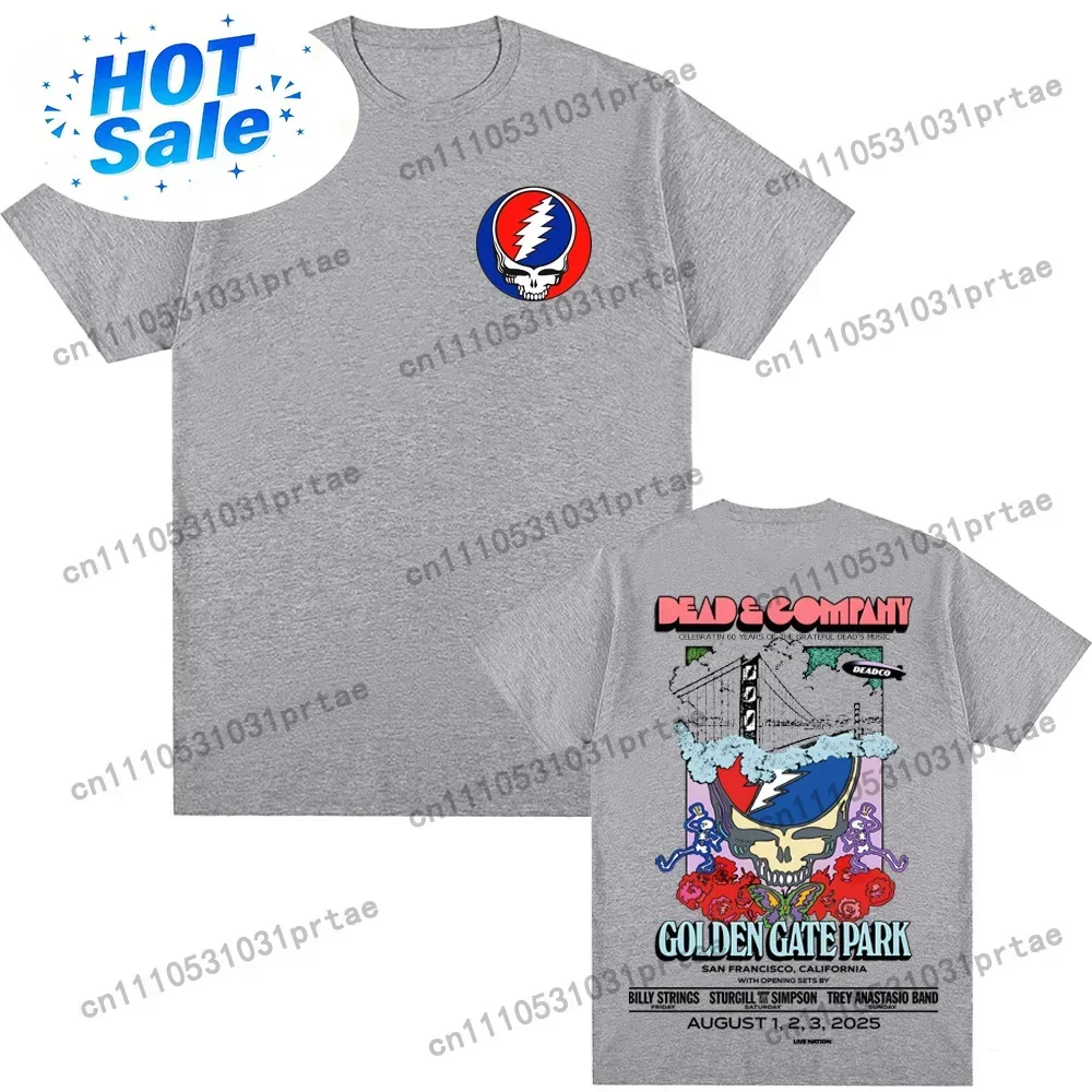 Camiseta Grateful Dead Street Hip Hop de manga corta, camiseta informal de algodón con estampado inverso, camiseta de moda, sudaderas, camisetas suaves, color negro