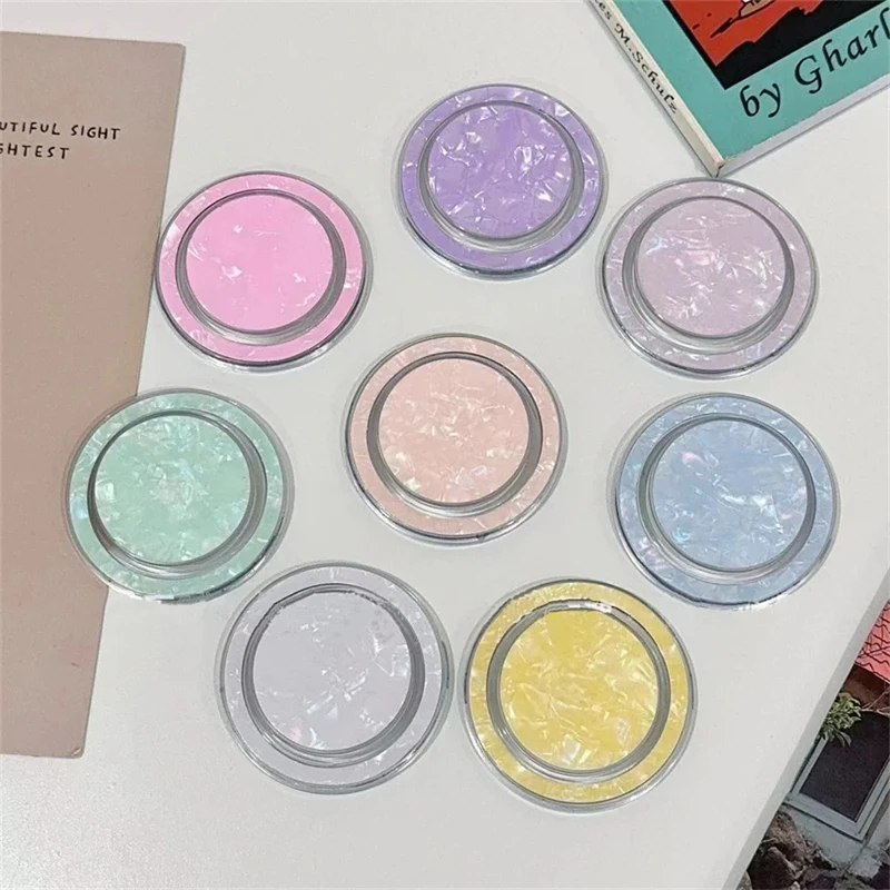 

Блестящий красочный круглый магнитный держатель Grip Tok Griptok, подставка для телефона, поддержка IPhone 17, для Pad для Magsafe Smart Tok