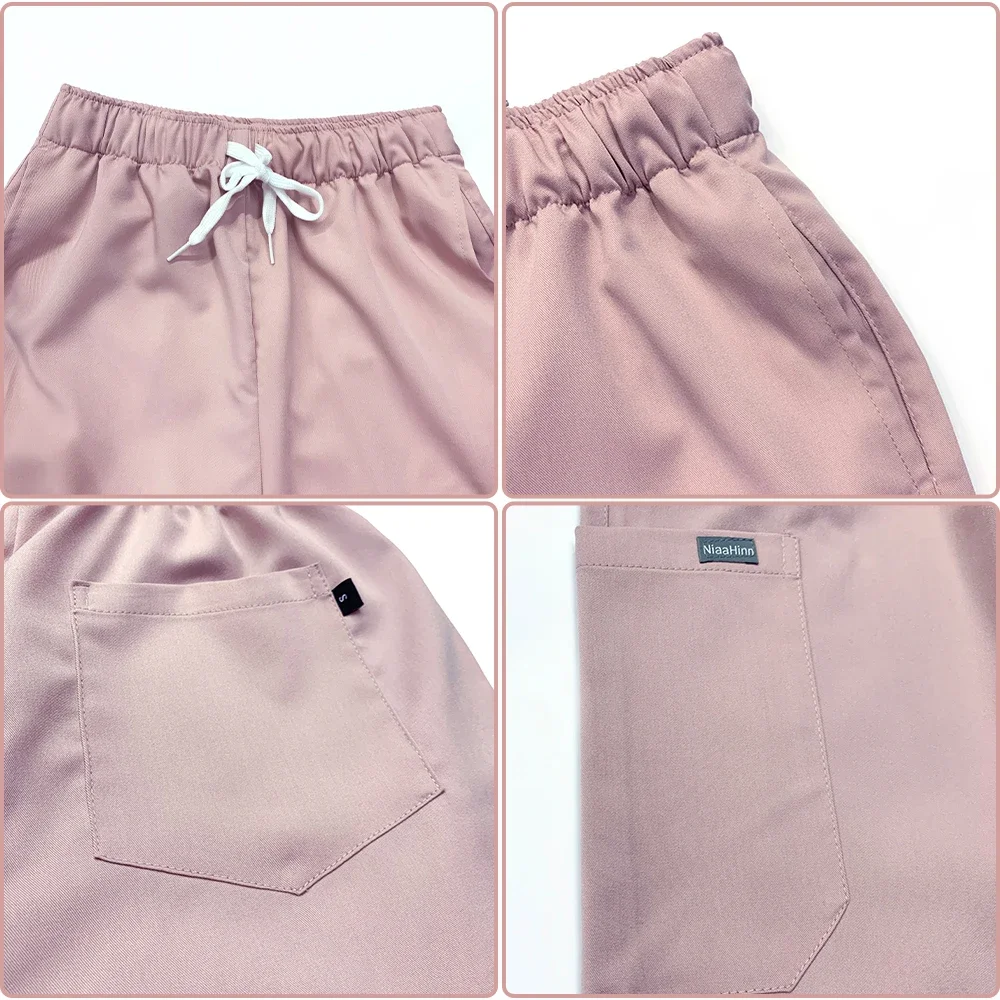 Szpitalne ubrania chirurgiczne Mundur medyczny Zestaw do peelingu dla kobiet Lekarz Pielęgniarka Akcesoria Zestaw do peelingu dla klinik dentystycznych Odzież robocza do salonu piękności