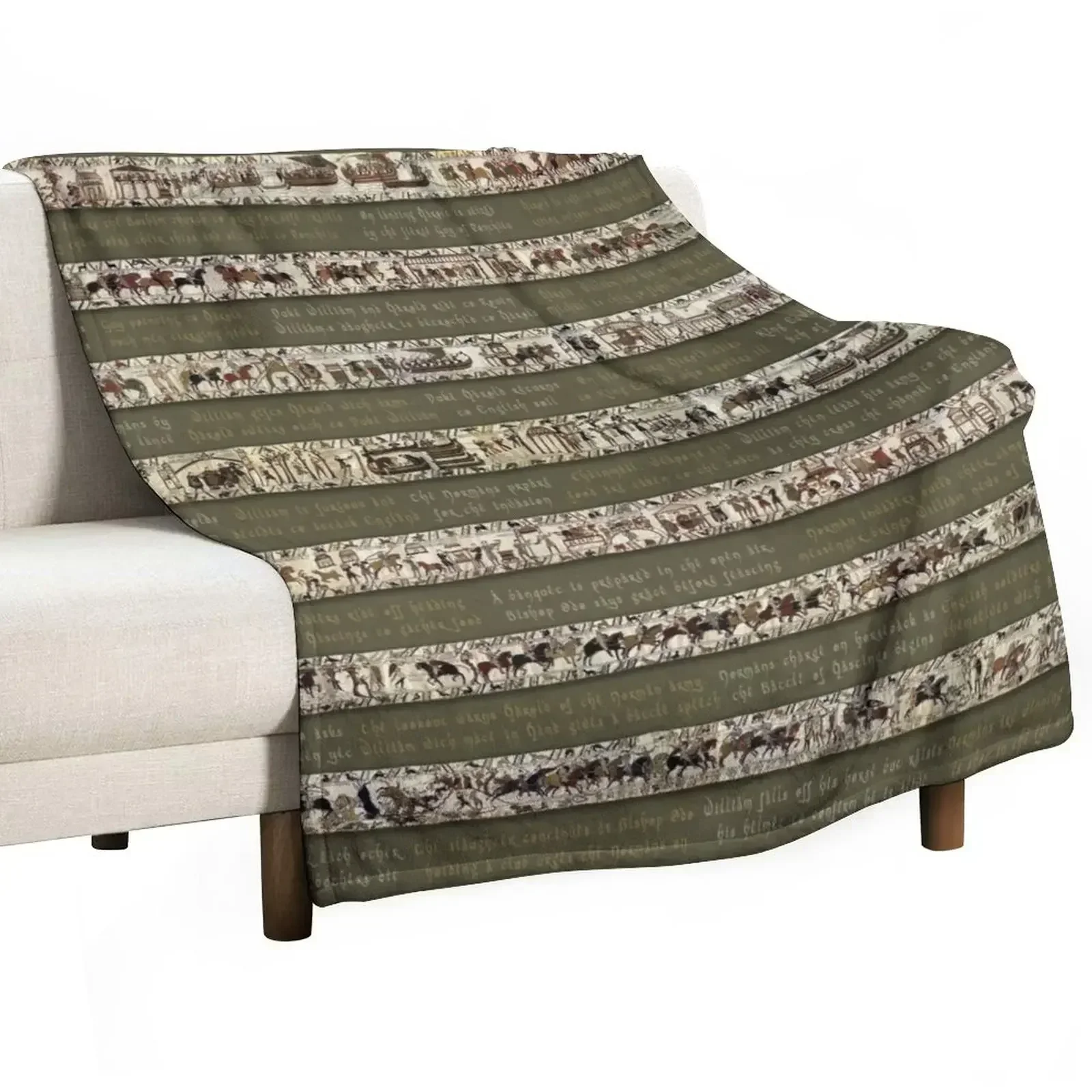 Bayeux Tapestry-Full scenes with story Throw Blanket Furry Moving Quilt Sofa Blankets