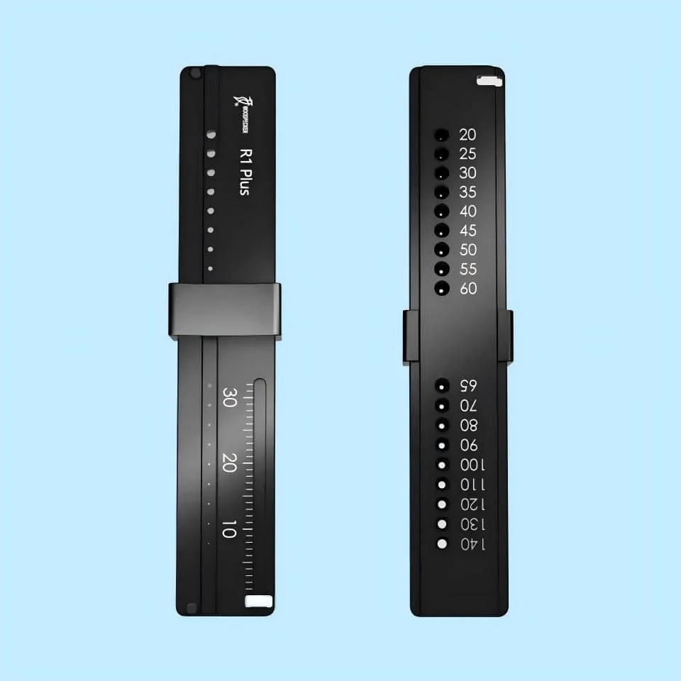 

R1 Plus Dental Instruments Endo Rulers for Gutta Percha Autoclavable Measuring Ruler Span Measure Scale Endodontic