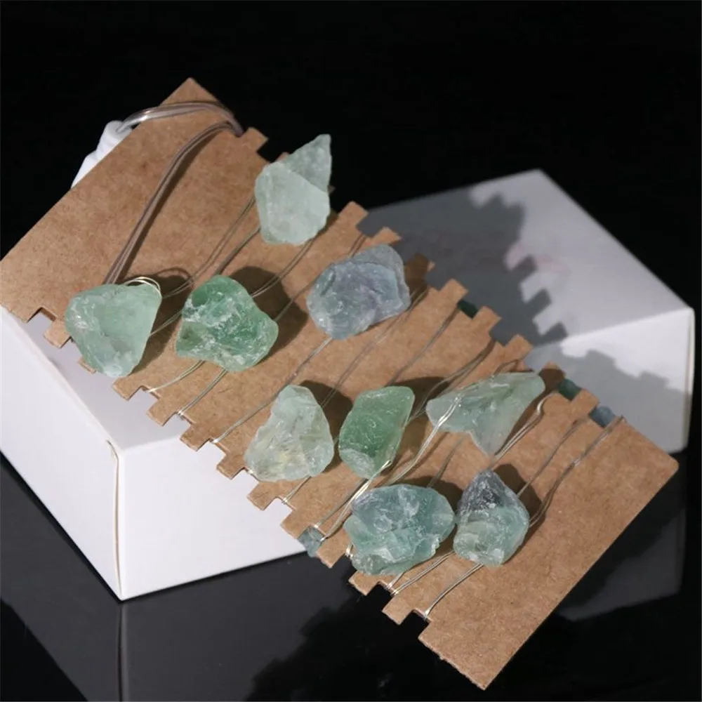 Natural Quartz Crystal Healing Gemstone Lamp Rose Decorative Lights Raw Stones Crystal String Lights Ornaments For Bedroom Part - Image 2