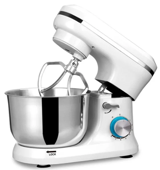 Professional Tilt-head Food Stand Mixer 4.5L Flour-mixing Kitchen Electric Whisk Stand Mixer