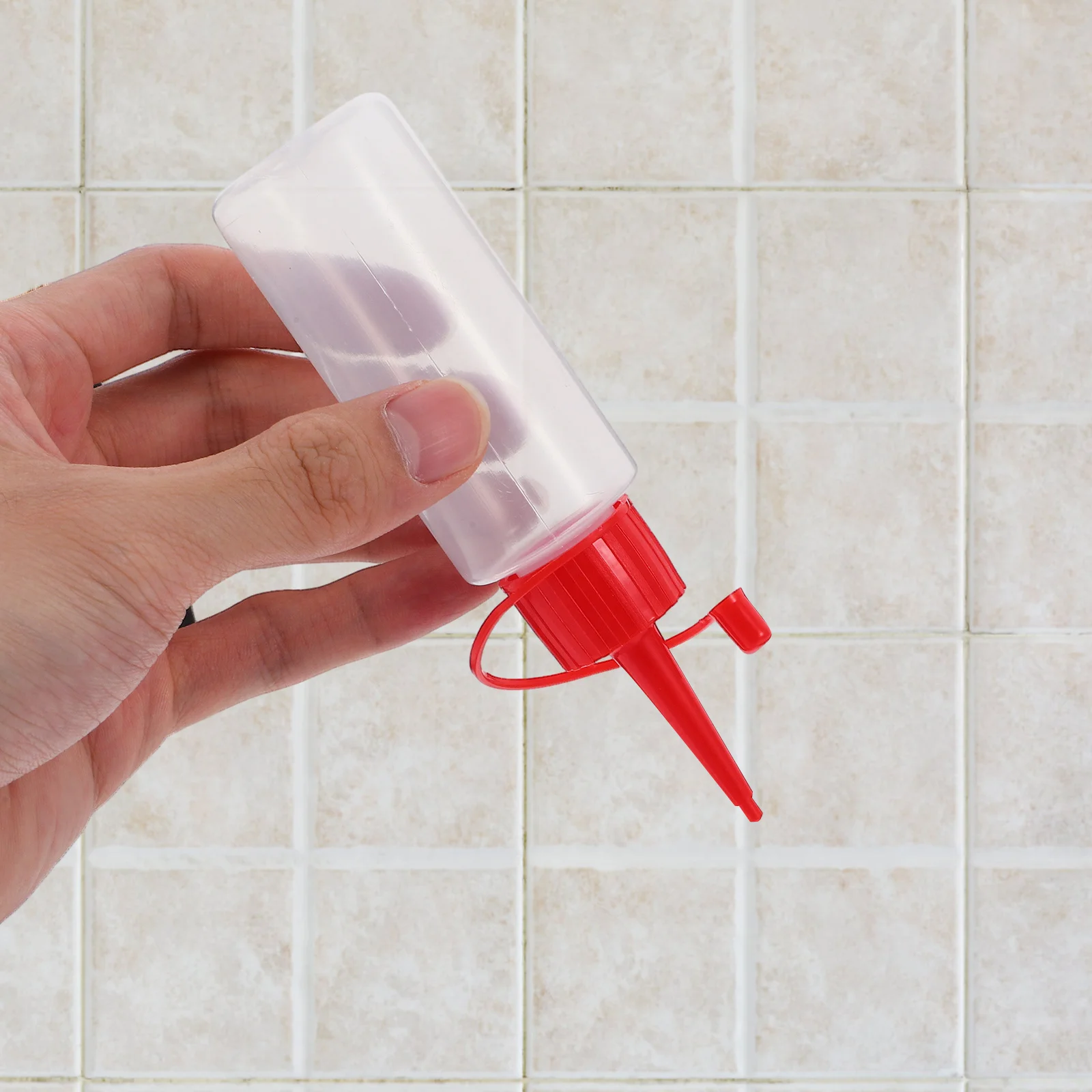 

10Pcs Plastic Bottles Clear Ldpe Soft Squeeze Bottles for Precision Glue Paint Acrylic Crafts Projects Needle Tip Applicator Cap