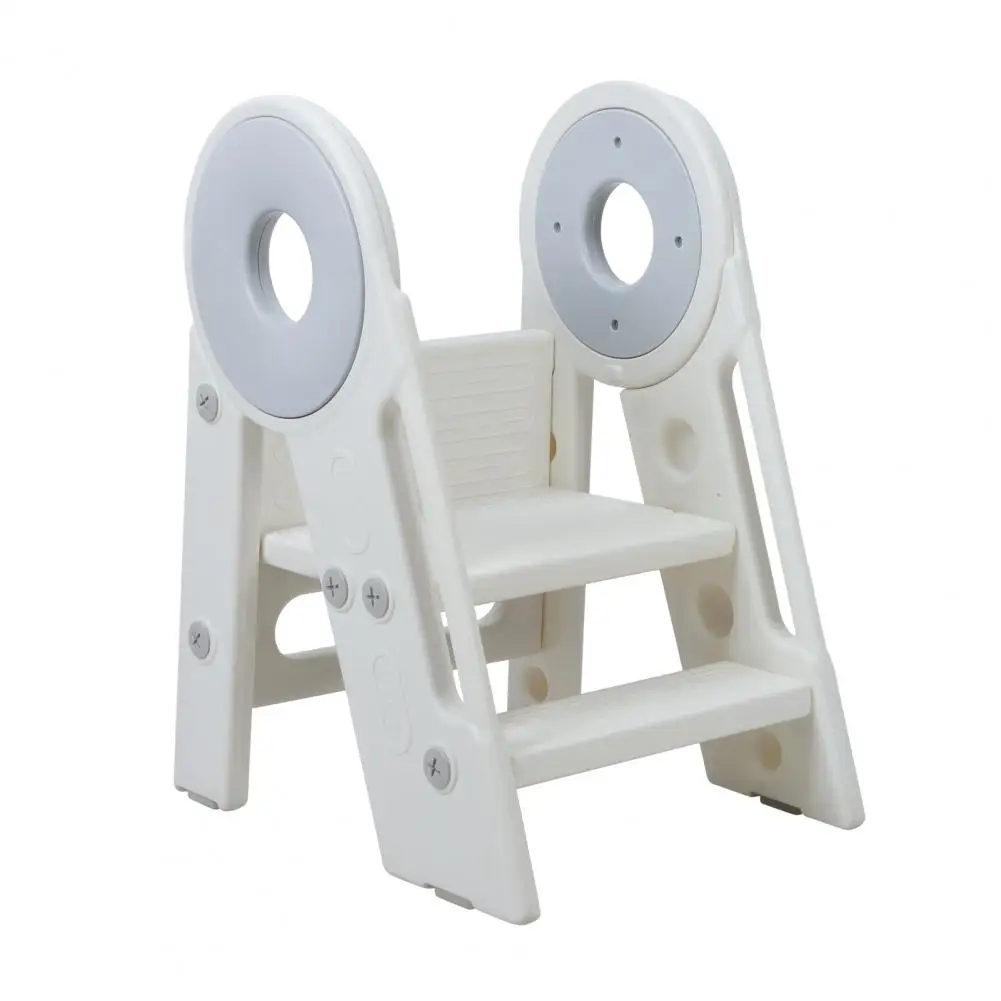 

Foldable Kids Kitchen Stool, 3-in-1 Children Step Stool, Non-Slip Toddler Step Stool Kitchen Helper, Bathroom Sink Toddler Step