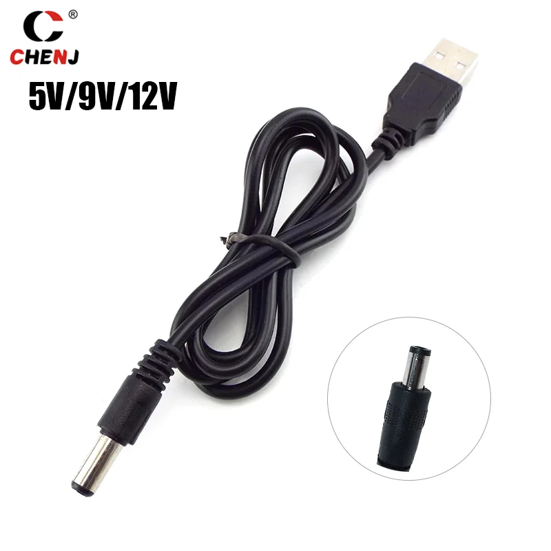 Przenośny konwerter USB Power Boost Line DC 5V do DC 9V / 12V Step UP Moduł USB Konwerter Adapter Router Kabel 2.1x5.5mm Wtyczka