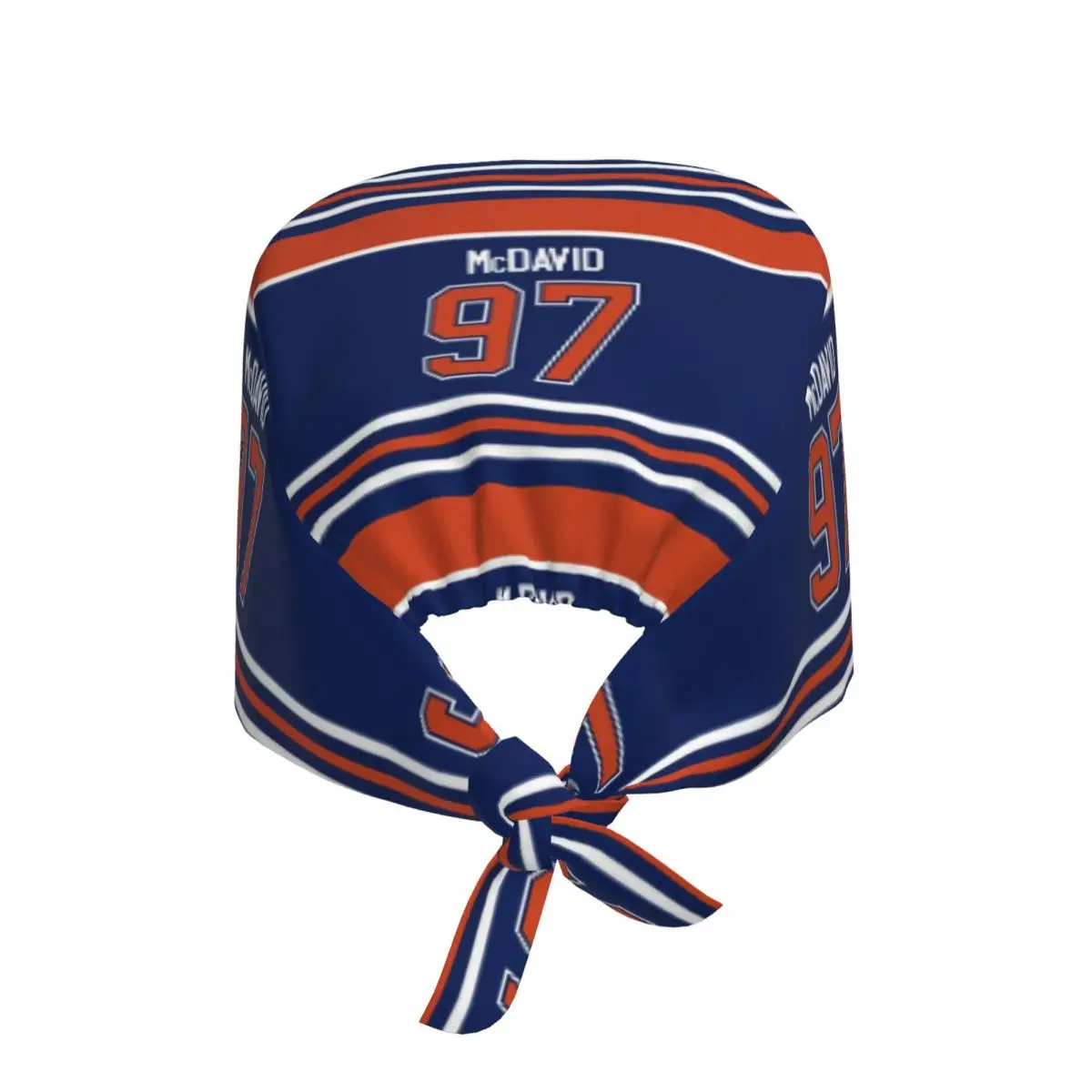 Edmonton Oilers Connor McDavid Home Jersey Funda trasera para teléfono Gorro exfoliante Gorro quirúrgico de trabajo para médico Gorros de enfermería para dentista