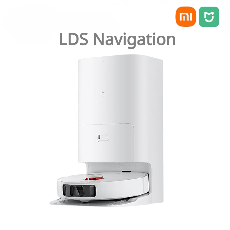 XIAOMI Mijia Versatile Sweeping Mopping Robot 4000Pa AI Recognition LDS Navigation Fully Automatic Base Vacuum Cleaner 3 in 1