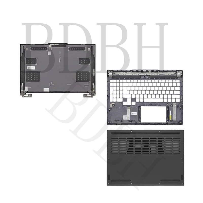 For Lenovo Legion Slim 5 16APH8 16IRH8 R7000P 2023 Gray New Laptop LCD Back Cover Hinges Front Bezel Lower Palmrest