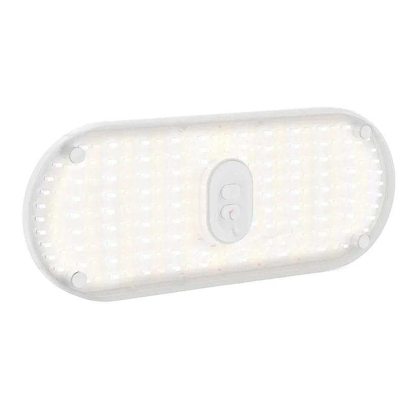 أضواء RV الداخلية 1200LM، 3 ألوان 12 فولت فولت مصباح ليد، السوبر مشرق 204 المصابيح قبة تركيب المصابيح لمقطورة سيارة RV