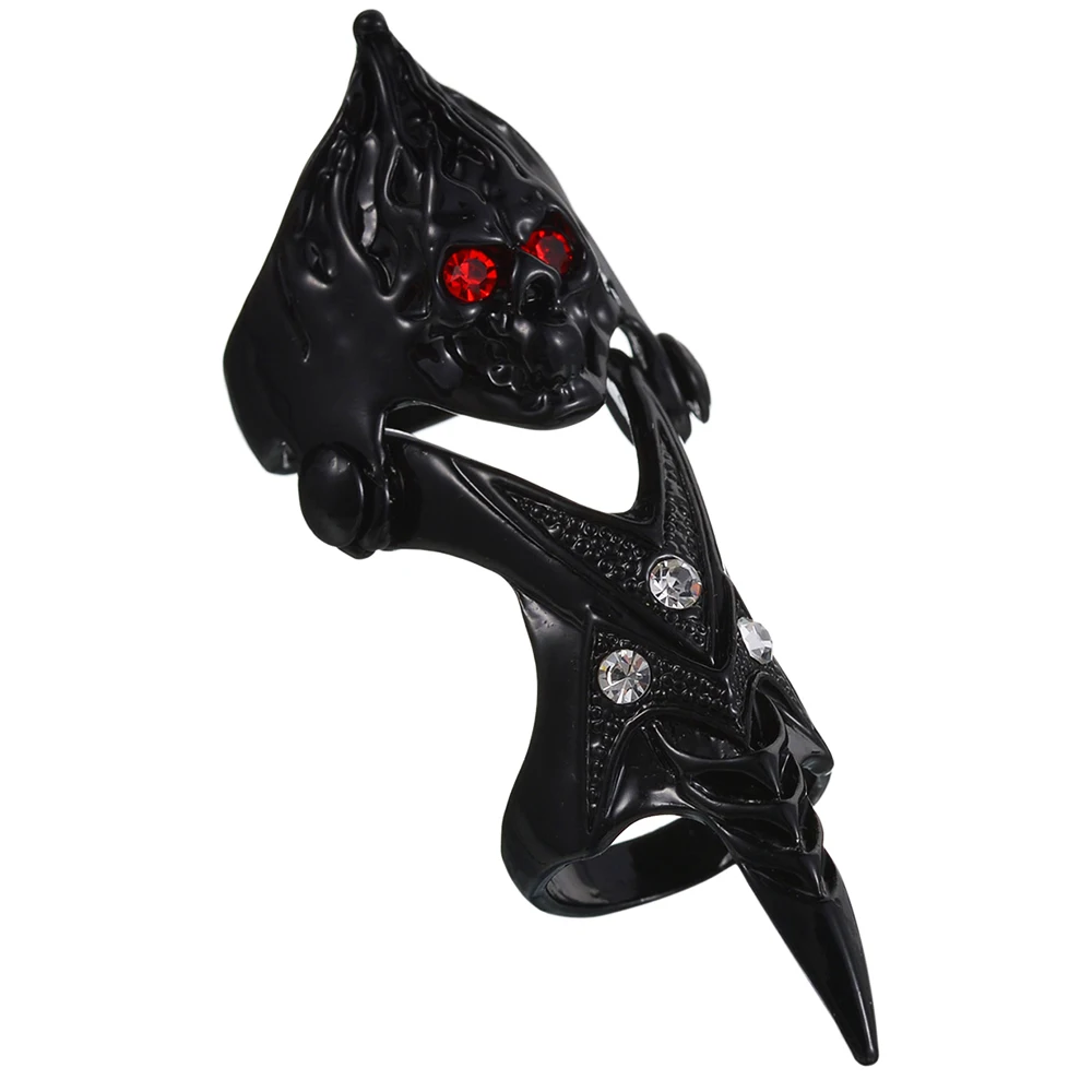 1pc Punk Joint Rings Vintage Rock Dragon/Skull/Scorpion Gothic Scroll Armor Knuckle Metal Full Finger Rings for Men Women