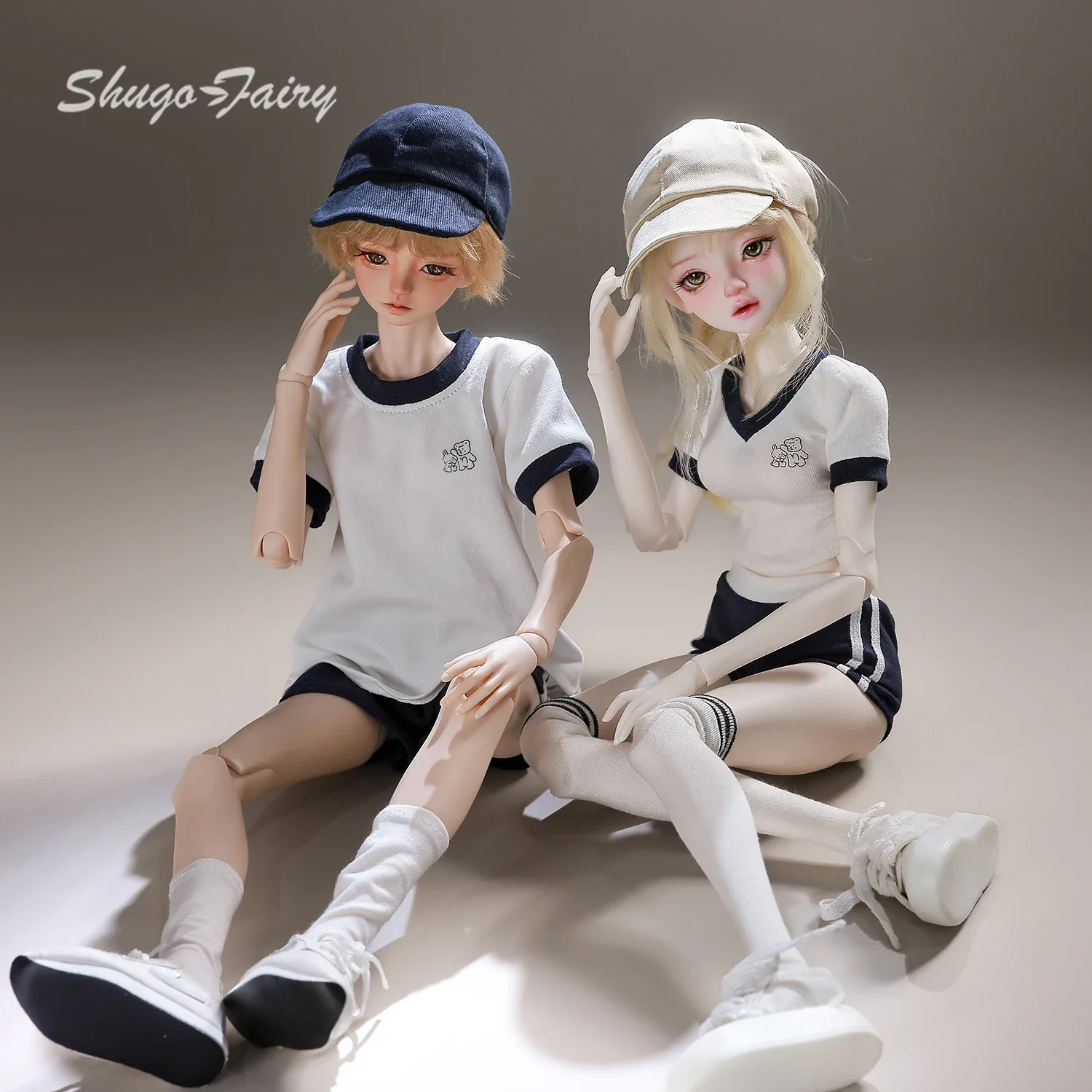 Shugafairy 1/4 BJD Couple - Lorc B & Libra E Sporty Duo Matching Tracksuits مجموعة قابلة للوضع | الشباب الحب المحدودة #5