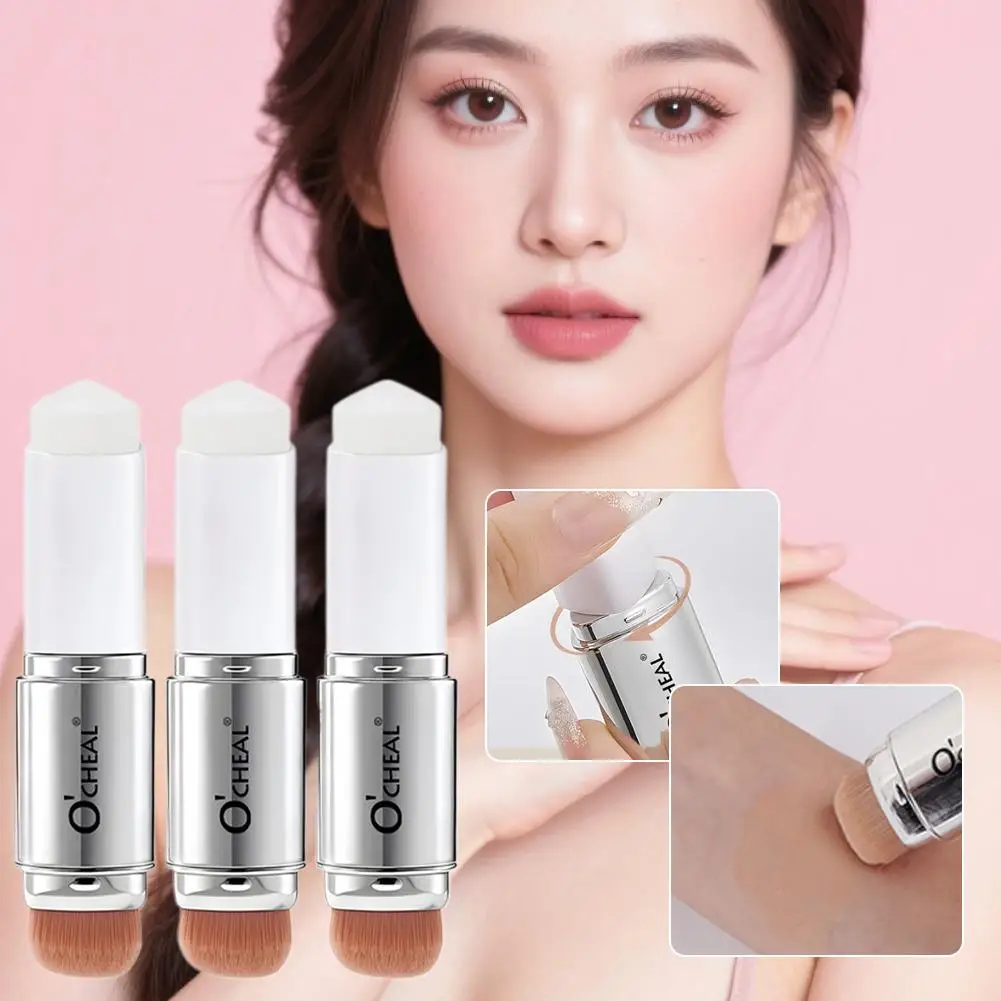 O'CHEAL Temperature Changing Foundation Stick Gesichtsdeckung Blemishes Pores Double-Headed Face Matte Makeup Foundation Cream