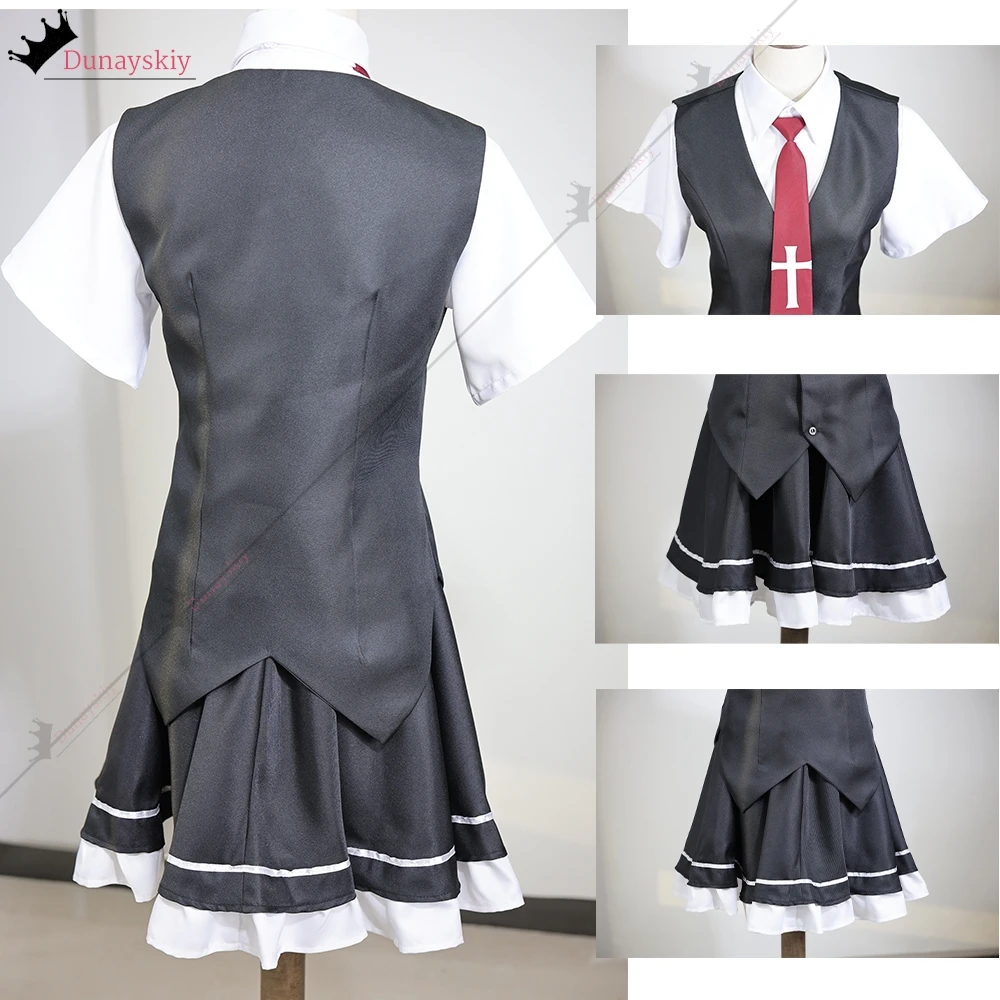 Anime Wonderful Everyday Tsui No Sora Zakuro Takashima Down The Black Dress Cosplay Costume じらいけい JK School Women Uniforms Suit