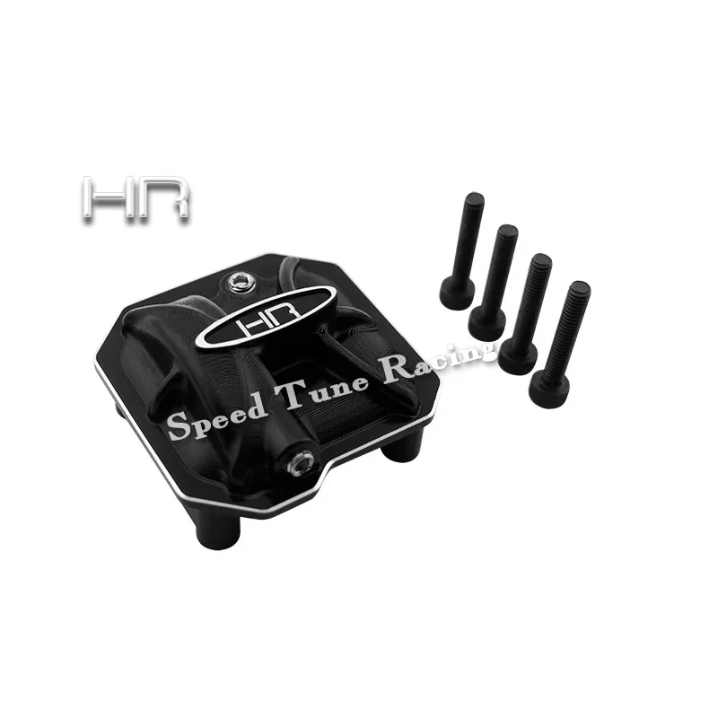Hot Racing SCXT12C01 Black Alum AR44 Diff Cover (1pc) for 1/10 Axial SCX10 II 90046/90047