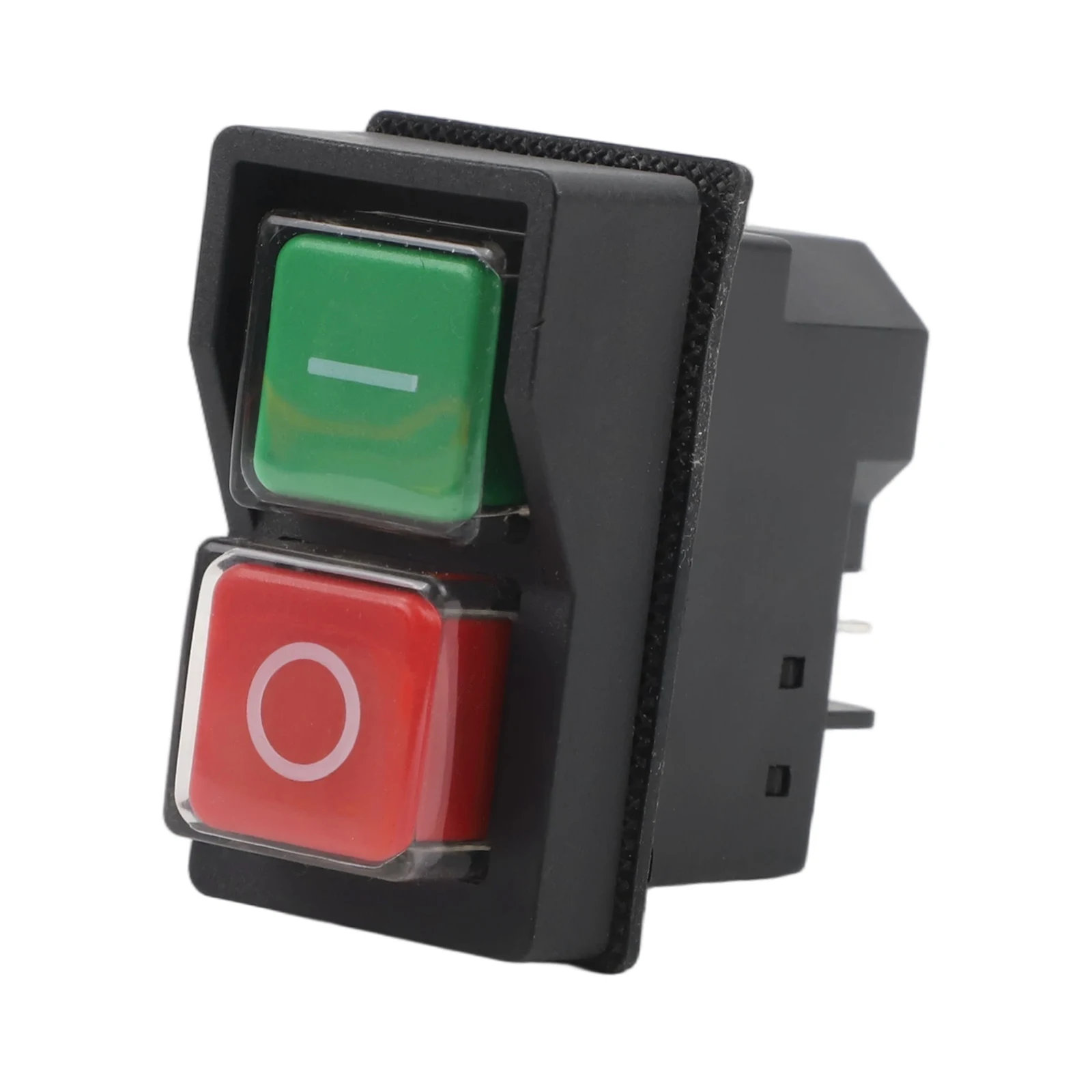 AC250V Electromagnetic Push Button Switch 4/5Pin 15A AC3 for Garden Machinery and Industrial Tools with Reliable Performance