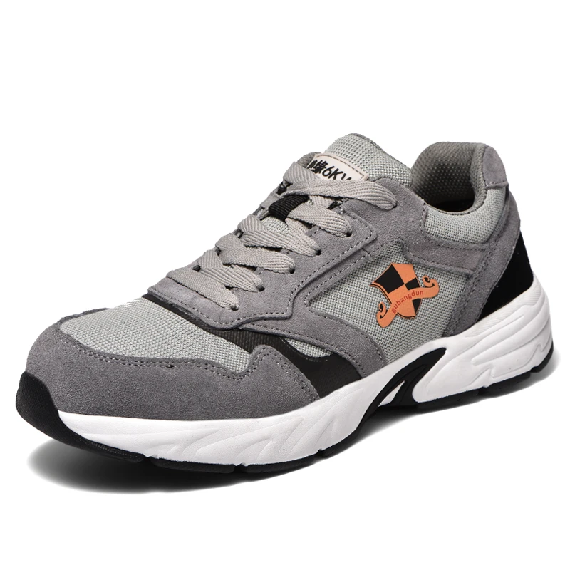 

Men's safety shoes Steel Toe Shoes Anti-Smashing Work Shoes Lightweight Breathable Composite Toe security-protection sneakers