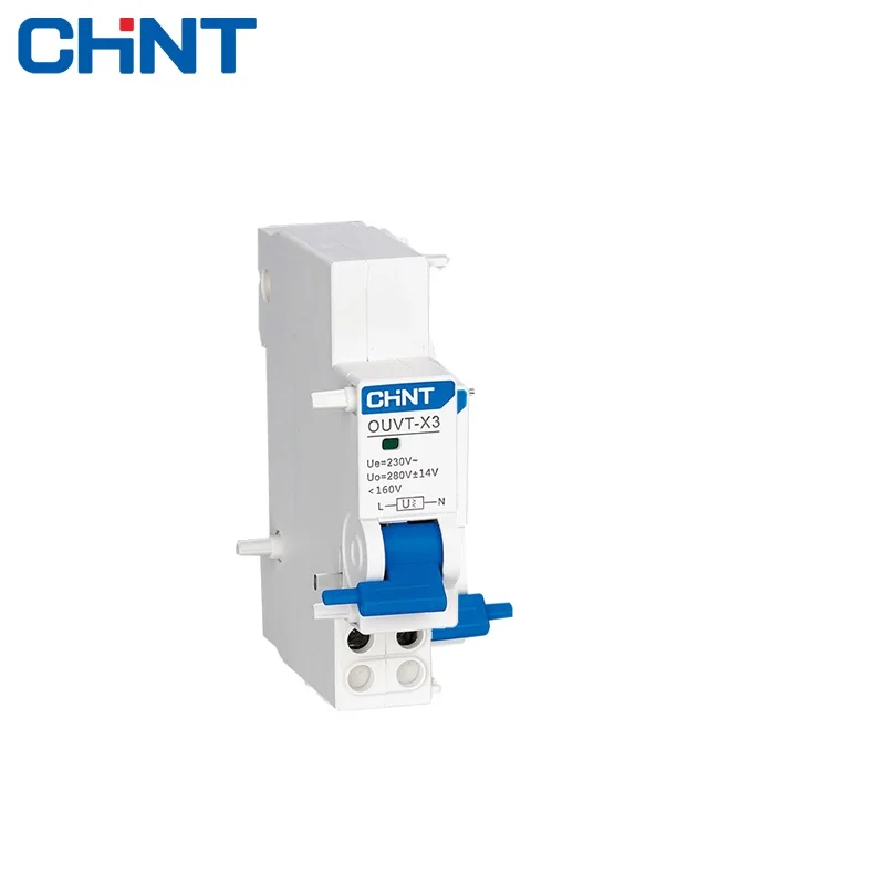 CHNT OUVT-X3 Over/under voltage release  Ue: AC 230V 240V, 50Hz   Uvo: 280V   Ui: 500V  （35%～70%）Ue MCB