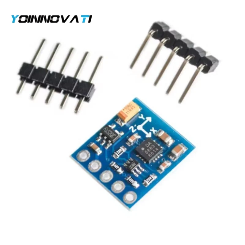 YT 1PCS 5PCS GY-271 QMC5883L module electronic compass compass module three-axis magnetic