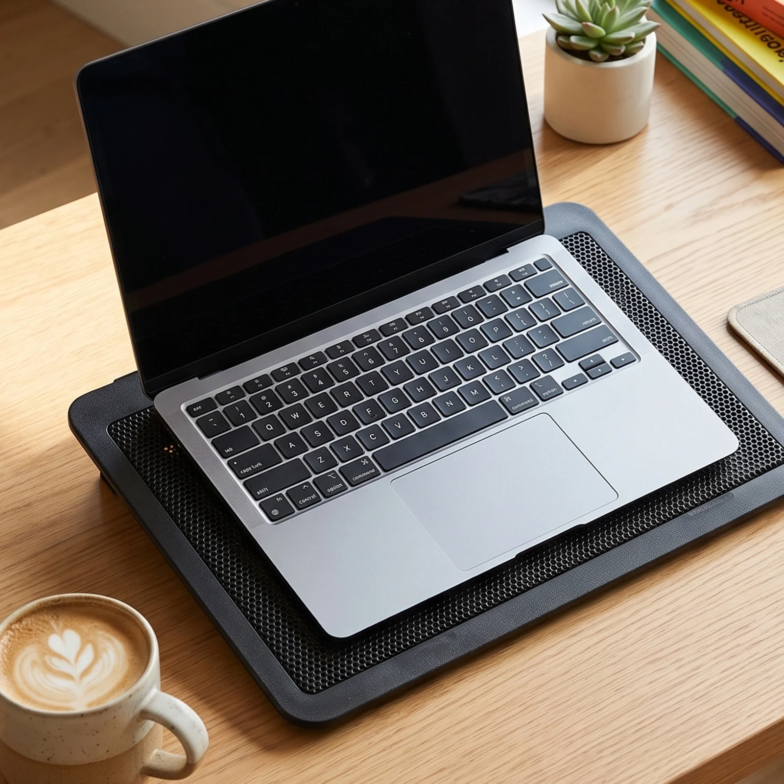 Laptop Cooler Laptop Cooling Pad Laptop Cooling Pad with Silent Fan Ergonomic Stand Ultra Thin Portable Cooler for Desk Non Slip