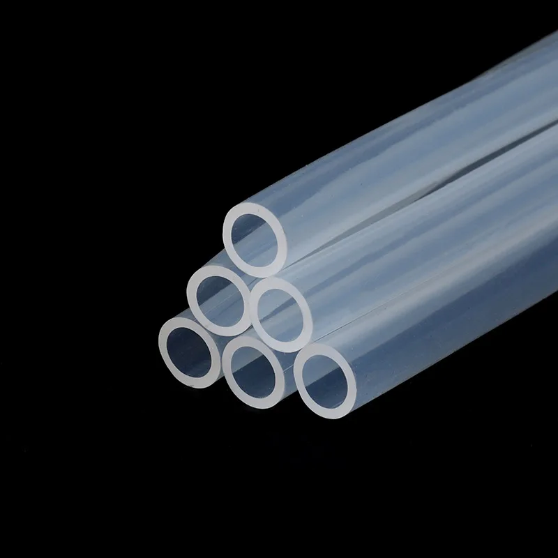 2mm x 4mm 1mm x 2mm Food Grade Silicone Rubber Flexible Tube Water Hose 2 meters / lot Flexible Tube