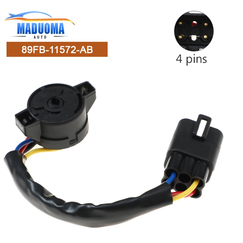 New 89FB-11572-AB 89FB11572AB 2S65-11572-AA Ignition Starter Switch Plug Wires For Ford Escort Fiesta Puma Ka 89FB-11572-AB