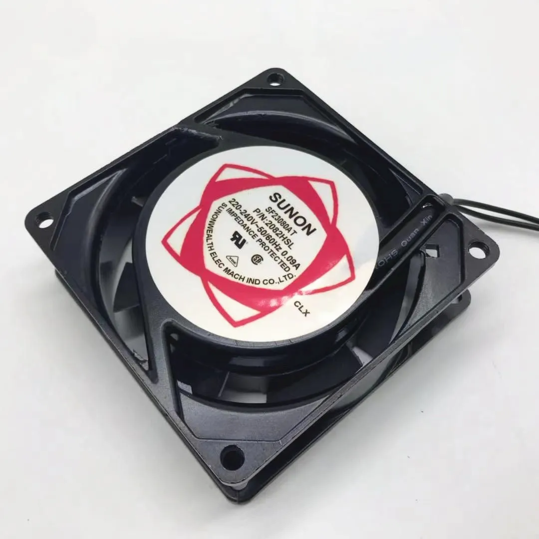 SUNON SF23080AT 2082HSL AC 240V 0.09A 80x80x25mm Server Cooling Fan