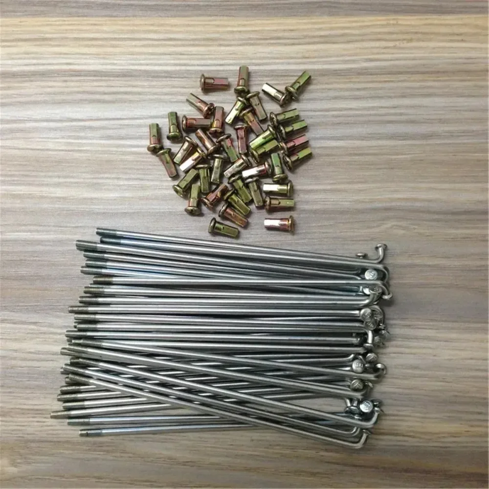 

36pcs for Motorcycle Spokes Wire Rear Large Wheel Hub Disc Brake Hub Thickened Adjustable Spokes Electric Cars Bicycles
