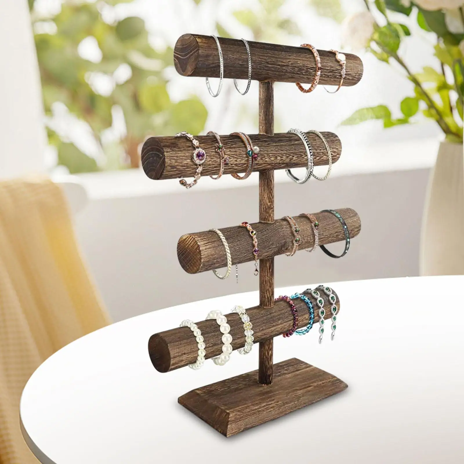 Wooden Bracelet Holder Wristwatch Rack for Jewelry Props Shopping Mall Store