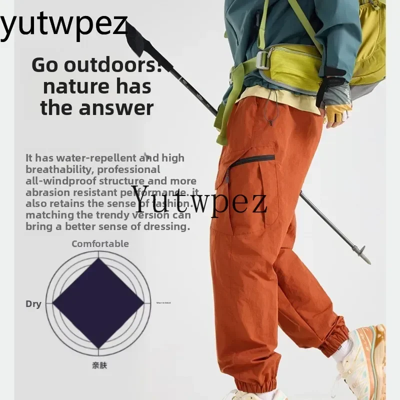 Unisex 3-in-1 Waterproof Hiking Pants, Windproof Breathable Removable Thick Warm Trousers for Winter Trekking, Camping & Skiing