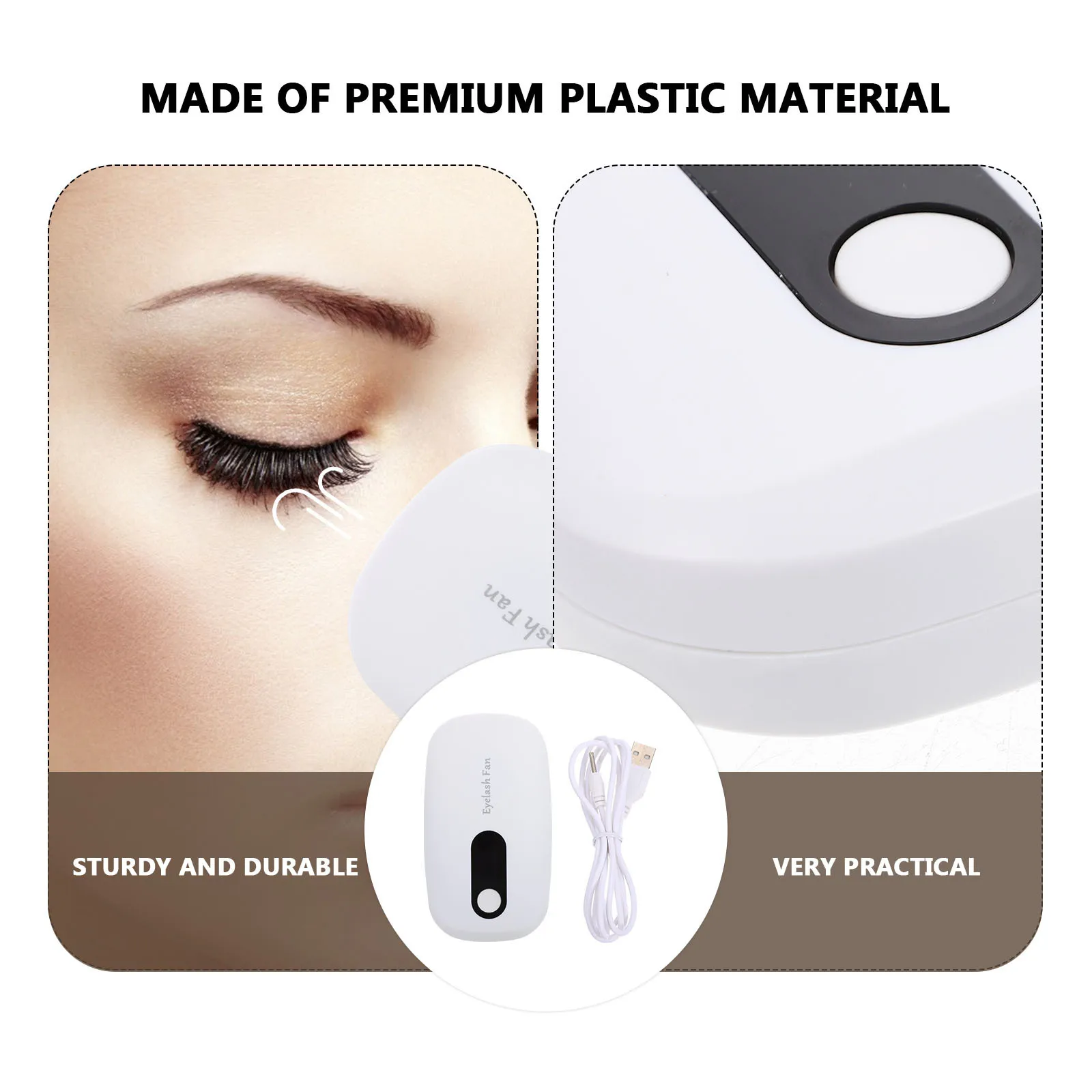 

Portable Mini Eyelash Fan USB Small Grafted Eyelash Dryer Lash Extension Fan Travel Beauty Tool Grafted Lash Tool