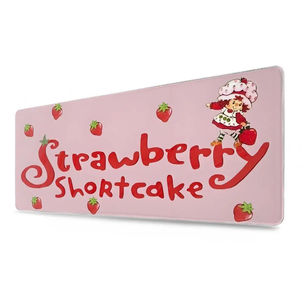 Cartoon S-Strawberry S-Shortcake Mouse Pad Gaming Mousepad Pc Accessories Keyboard Mat Desk Protector Mats Anime Mouse Pads