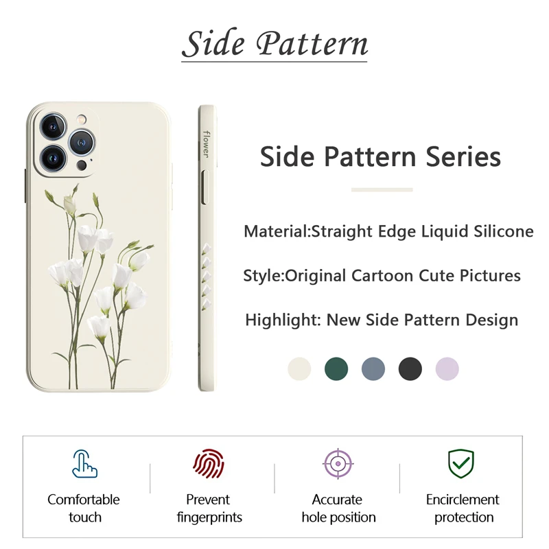 For Samsung Galaxy M51 M31 M32 Case Cover Luxury Flower Soft Silicone Phone Back Cover For Samsung M14 M21 M53 M33 Liquid Cases