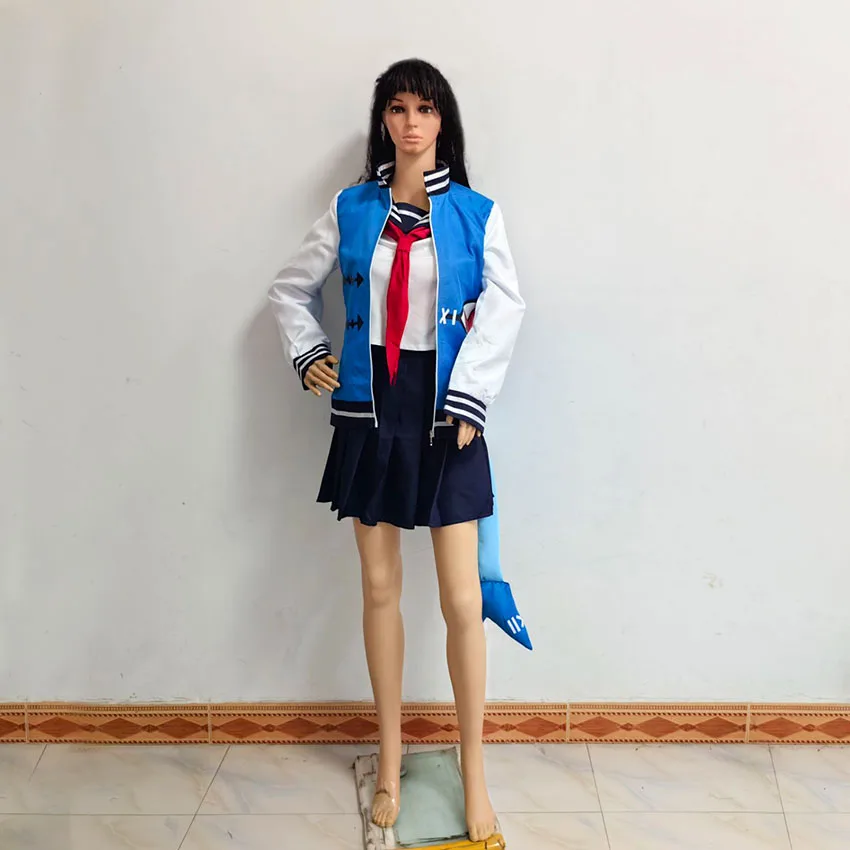 

Anime VTuber Hololive Shark Gawr Gura Sailor Suit Dailydress Dress Cosplay Costume Christmas Party Halloween Customize Any Size