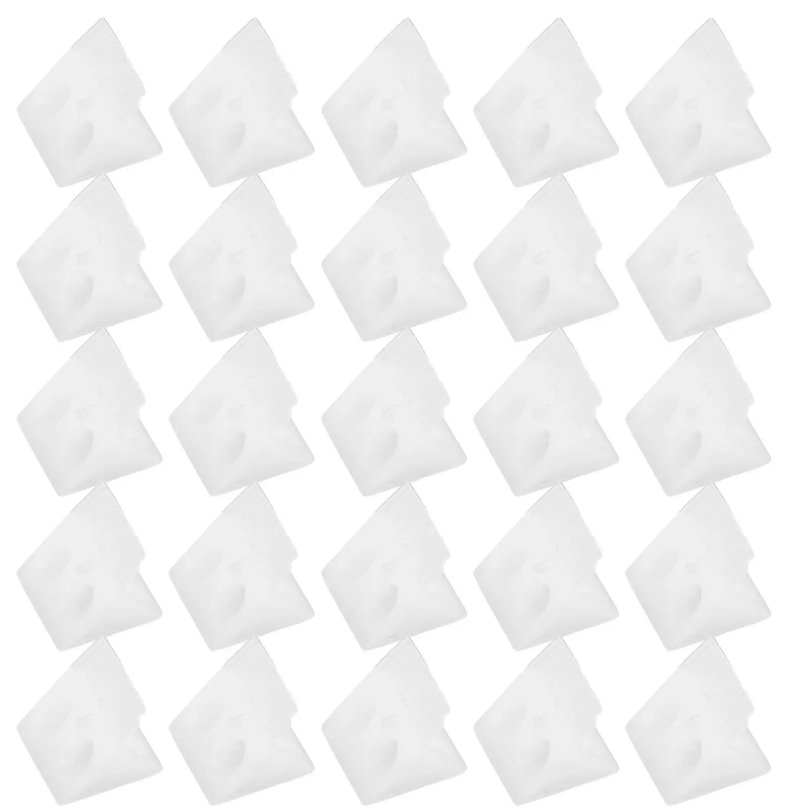 100Pcs Plastic Drawer Bracket Wedges Screws Cabinet Bottom Support Drawer Repair Reinforcement Furniture Wedges