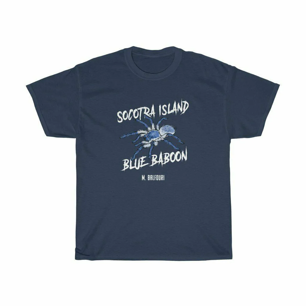 Socotra Island Blue Baboon Tarantula Funny Insect Spider Mens T-Shirt Summer Cotton Short Sleeve O-Neck Unisex T Shirt New S-3XL image 5