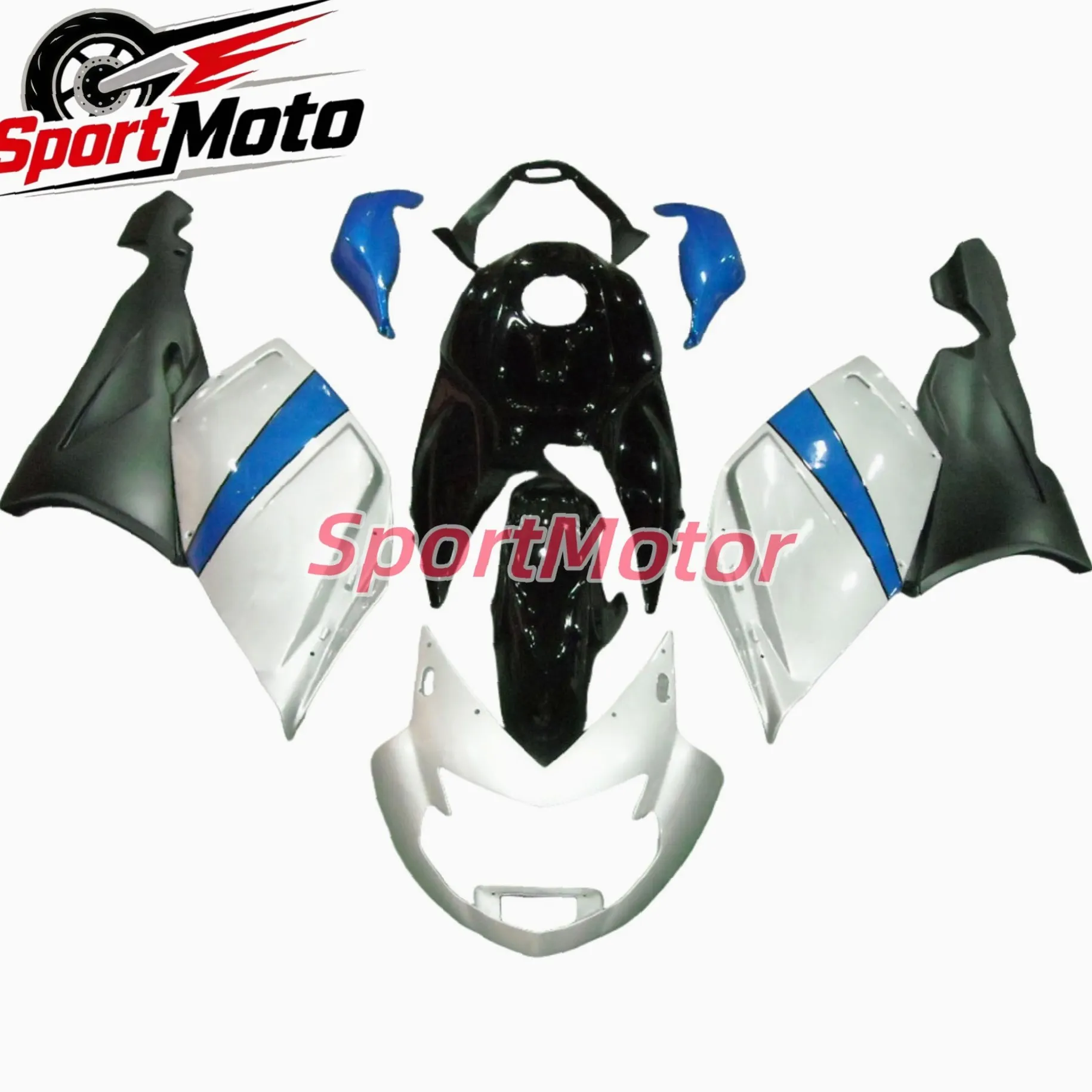 Custom Compatible with BMW K1200S 2005-2008 Motorcycle Plastic Shell Body Fairing Panel Kit Set K1200 S 2006 2007
