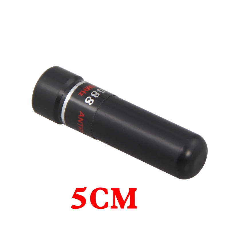XX-518 Walkie-Talkie Short Antenna High Gain Handheld, Thumb High-Frequency Signal Booster Head Device UV Dual-Segment 5CM SMA F